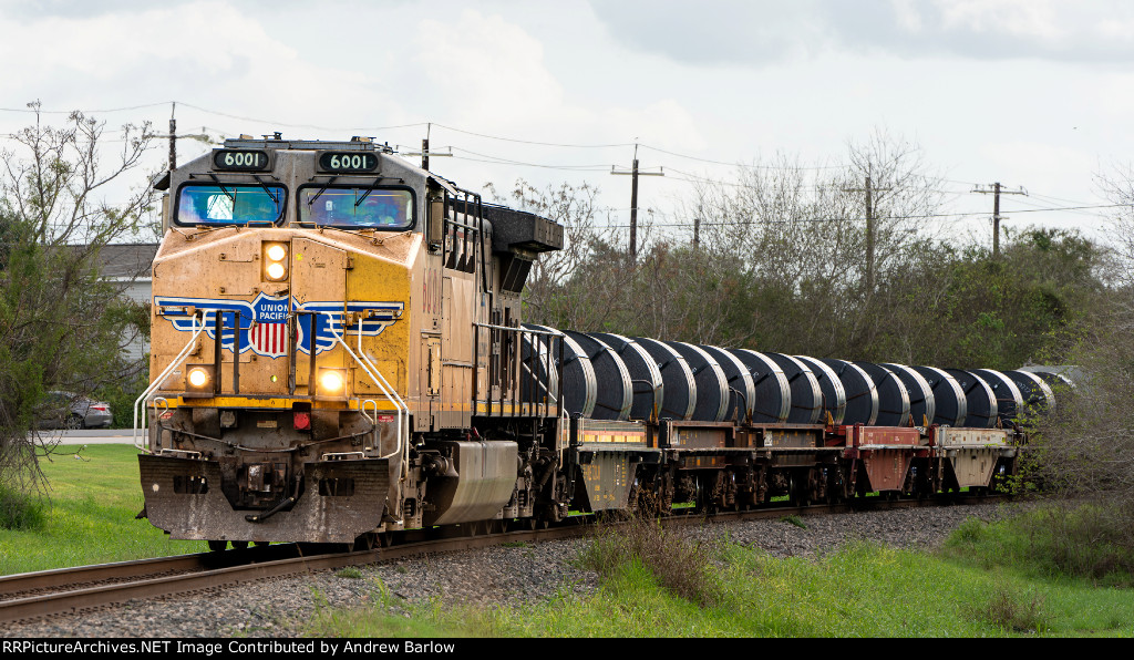 NB Coil/Scrap Train on the UP Corpus Christi Sub